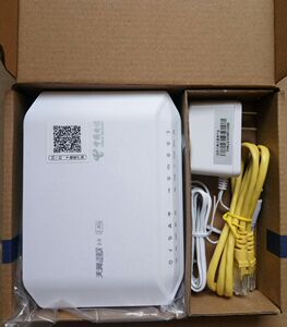 广东电信光猫烽火 hg6543c1 gpon4 1千兆网关2.4g单频光纤猫