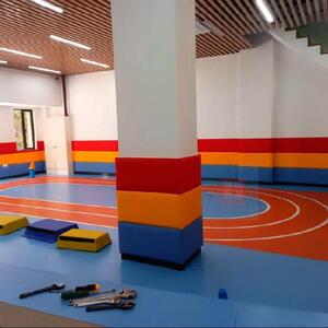 立体游乐场包柱子的装饰圆柱软包舞蹈室家用墙边幼儿园防碰头墙角