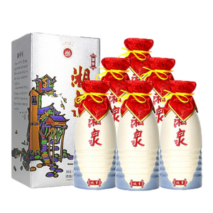 湘泉城事酒52度500ml*6瓶装馥郁香型酒鬼湖南特产白酒送礼整箱装