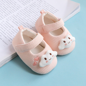 春夏婴儿鞋女宝宝鞋子春秋公主鞋新生幼儿单鞋0-1岁软底3月6学步8
