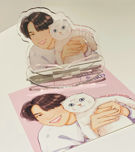 与爱同居 新款mewgulf缪糕周边 现货手绘漫画hazard亚克力摇摇乐