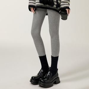 美洋meiyang 暖暖打底裤 亲肤保暖灰色高腰弹力显瘦裤袜