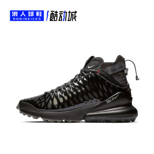 nike耐克air max 270 ispa黑色漆皮毒液机能休闲跑步鞋bq1918-002