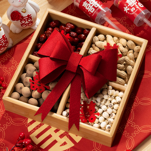 早生贵子模具干果组合结婚压床摆件婚礼婚庆果盘提篮订婚用品大全