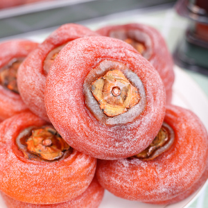 广西桂林柿子饼圆圈霜降吊柿饼7斤网红流心柿饼礼盒装顺丰包邮