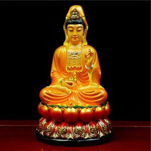眼光娘娘佛像明目圣母元君奶奶树脂观音菩萨坐莲神像风水摆件包邮