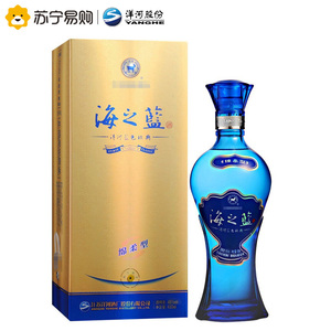 洋河 蓝色经典海之蓝46度480ml浓香型绵柔白酒785