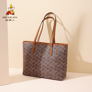 910稻草人单肩包大容量气质百搭ins托特包韩版时尚女包