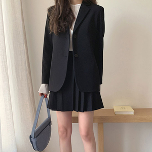 小西装短裙套装女英伦