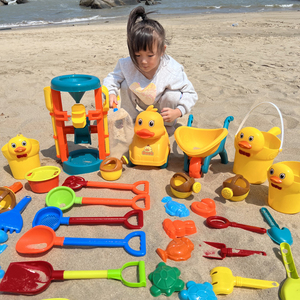 儿童沙滩玩具车宝宝戏水挖沙漏铲子桶海边玩沙池子六一节生日礼物