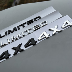 吉普4乘4车标4x4四驱标志jeep牧马人自由侠指南者车尾字母标车贴