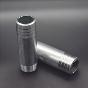 镀锌皮管接头单头丝软管水管钢管接头管件 4分6分1寸外丝宝塔接头