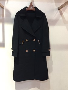 2017冬新款贵名媛 F175-I536 专柜正品女士大衣双面毛呢羊毛外套