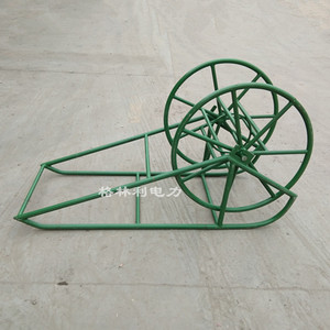 防扭钢丝绳收放线架杜邦丝迪尼玛牵引绳收放线盘架线缆盘架推架轴