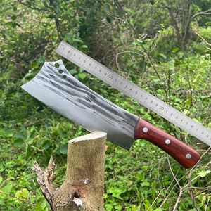 手工锻打柴刀加厚钢柴刀砍柴刀户外锰钢农用丛林砍树刀开路刀