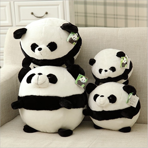 圆球熊猫公仔毛绒玩具抱枕男女朋友生日节日礼物成都旅游纪念品