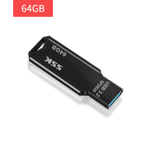 SSK飚王 SFD020 高速优盘 USB3.2 金属不锈钢优盘100M/S 包邮