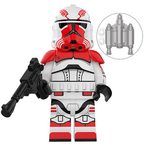 兼容乐高人仔kt1043星战旧共和国狼团322军团霍恩指挥官索恩积木