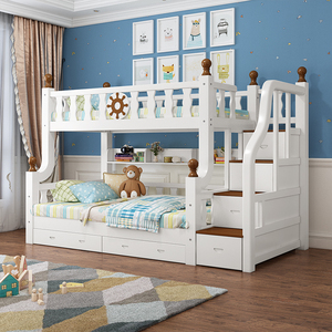 子母床蚊帐梯形上下床18下铺12遮光家用1米5双层书架8款15的351人付款