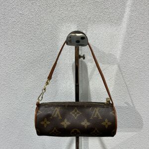 春花中古屋二手奢侈品lv老花红皮mini小圆筒手提包_阿里巴巴找货神器