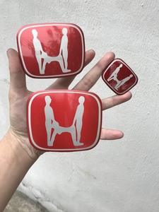 本田恶搞改装定制车标 替换装 思域思铭雅阁飞度奥德赛艾力绅杰德