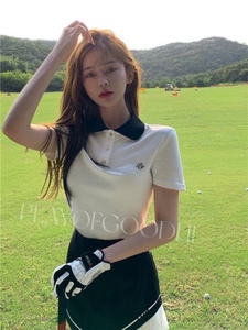 高尔夫服装女春夏款高尔夫短袖女韩版高尔夫裙子女高尔夫女裙套装