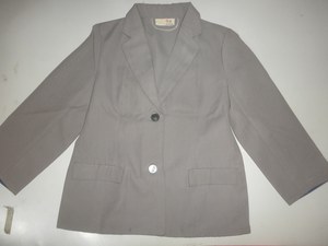 春秋女装7080七八九十年女士有机玻璃纽扣衣服女式休闲西服162旧