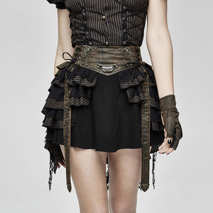 哥特风短裙