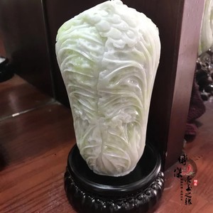 【玉白菜摆件天然玉石招财】玉白菜摆件天然玉石招财品牌,价格