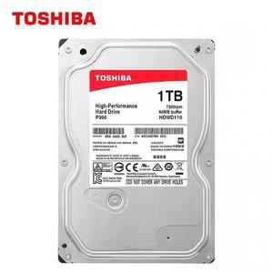 Toshiba/东芝 HDWD110 1T台式机机械硬盘7200转SATA3单碟1TB红盘