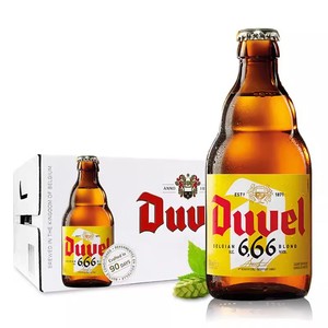 进口啤酒比利时督威黄金艾尔6.66度精酿啤酒330ml*24瓶整箱