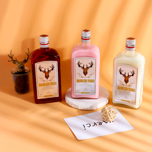 野格哈古雷斯草莓奶油草莓味利口酒粉色酒700ml瓶装