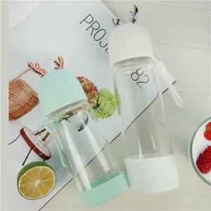 尚泰玻璃杯便携女可爱水杯ins风杯子耐热 网红随手杯高颜值透明杯