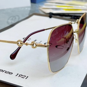 cucci酷奇太阳镜女倪妮同款g家马衔扣墨镜男复古防紫外线可配近视