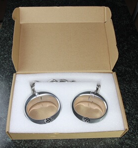 影视道具脚镣脚链子合金环加不锈钢链子适合22cm脚踝周长一下