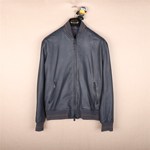 【国内现货】法国hermes爱马仕双面穿皮衣夹克百搭款