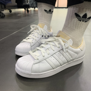 断码折扣 海外正品adidas superstar blackpink贝壳头板鞋 ef2102