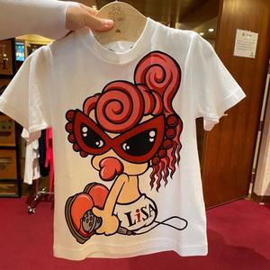 日本代购hysteric mini黑超奶嘴童装lisa限定爆款短袖上新