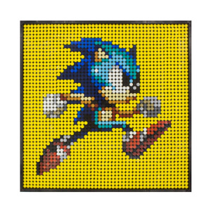 兼容乐高积木像素画超级索尼克周杰伦马赛克壁画相框积木拼图