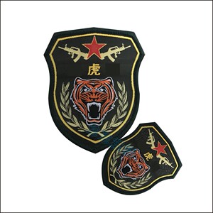 虎头臂章  猛虎臂章   狮头臂章  狼头臂章  豹子头臂章定做