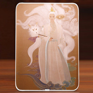 九尾狐/男狐/九霄帝君桌面水晶摆件胡九霄