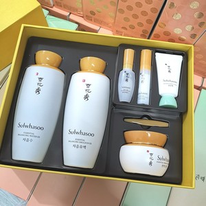 韩国专柜2018年 新版雪花秀滋阴水乳面霜三件套装套盒 保湿滋润