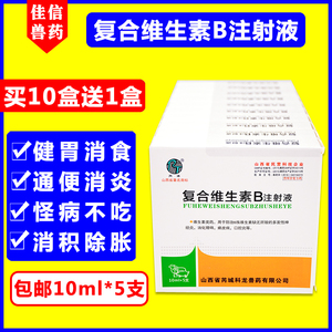 兽药兽用复合维生素B注射液VB注射VB1VB2VB6猪牛羊消化不良障碍