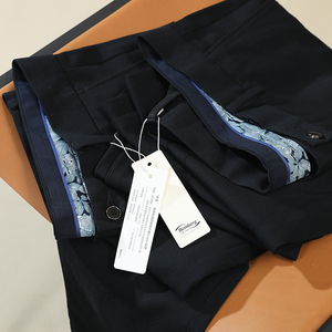 【221311042】奢牌御用 日本宾霸铜氨 春秋男士直筒商务休闲长裤