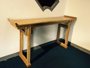 海南坡垒木精品明式家具大条案 两拼板 坡垒木是国家一级保护木材