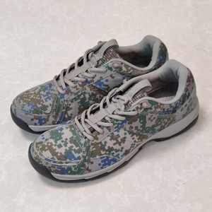 夏季新式07a帆布作训鞋男子迷彩网眼跑步鞋户外透气缓震运动鞋