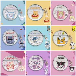 适用supreme联名耳机套sk12无线蓝牙透明保护软壳k12防摔盒子女萌