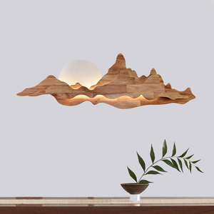 艺术设计文创壁灯新房办公室茶室装饰个性新中式风日式侘寂书房灯