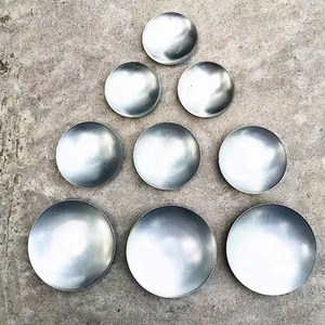 钢管封头路桩柱帽警示柱封口盖立柱堵头76 89 114管帽 不锈钢堵头