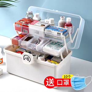 医药箱家庭装药箱家用大容量多层特大号医护医疗收纳箱药品小药盒